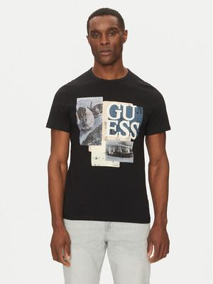 T-shirt męski Guess ze sklepu: MODIVO w kategorii: T-shirty męskie - zdjęcie WP-EBWP-BKLVO-LN0_0000304853777