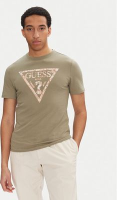 T-shirt męski na wiosnę Guess ze sklepu: MODIVO w kategorii: T-shirty męskie - zdjęcie WP-EBWP-BKLVO-LN0_0000304853784