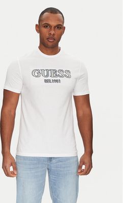 T-shirt męski Guess ze sklepu: MODIVO w kategorii: T-shirty męskie - zdjęcie WP-EBWP-BKLVO-LN0_0000304853821