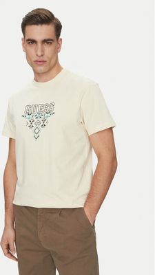 T-shirt męski w stylu młodzieżowym Guess ze sklepu: MODIVO w kategorii: T-shirty męskie - zdjęcie WP-EBWP-BKLVO-LN0_0000304853852