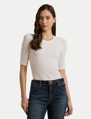 Bluzka damska casual LAUREN RALPH LAUREN ze sklepu: MODIVO w kategorii: Bluzki damskie - zdjęcie WP-EBWP-BKLVO-LN0_0000304854231
