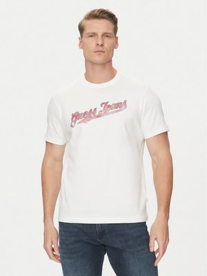 T-shirt męski w stylu młodzieżowym na wiosnę Guess Jeans ze sklepu: MODIVO w kategorii: T-shirty męskie - zdjęcie WP-EBWP-BKLVO-LN0_0000304854965