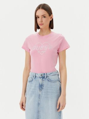 Bluzka damska wiosenna Guess ze sklepu: MODIVO w kategorii: Bluzki damskie - zdjęcie WP-EBWP-BKLVO-LN0_0000304857829