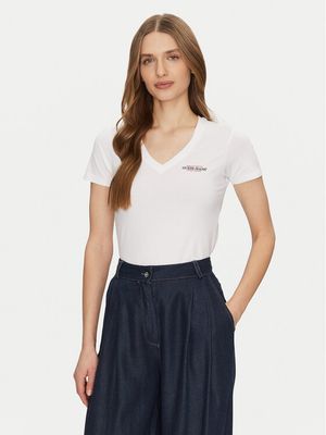 Bluzka damska Guess Jeans ze sklepu: MODIVO w kategorii: Bluzki damskie - zdjęcie WP-EBWP-BKLVO-LN0_0000304859717