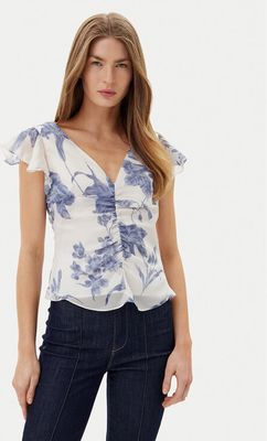 Bluzka damska na wiosnę casual Guess ze sklepu: MODIVO w kategorii: Bluzki damskie - zdjęcie WP-EBWP-BKLVO-LN0_0000304861260