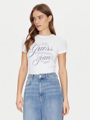 Bluzka damska młodzieżowa Guess Jeans ze sklepu: MODIVO w kategorii: Bluzki damskie - zdjęcie WP-EBWP-BKLVO-LN0_0000304861666