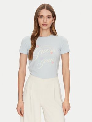 Bluzka damska Guess Jeans ze sklepu: MODIVO w kategorii: Bluzki damskie - zdjęcie WP-EBWP-BKLVO-LN0_0000304861680