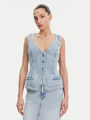 Guess - Kamizelka damska ze sklepu: MODIVO w kategorii: Kamizelki damskie - zdjęcie WP-EBWP-BKLVO-LN0_0000304862373