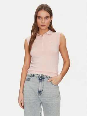 Guess Jeans - Bluzka damska casual ze sklepu: MODIVO w kategorii: Bluzki damskie - zdjęcie WP-EBWP-BKLVO-LN0_0000304862649