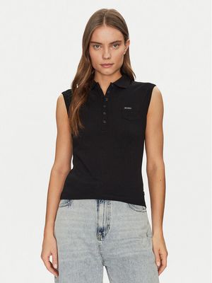 Bluzka damska casualowa na lato Guess Jeans ze sklepu: MODIVO w kategorii: Bluzki damskie - zdjęcie WP-EBWP-BKLVO-LN0_0000304862687