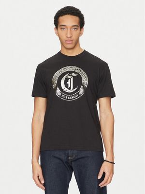 T-shirt męski na wiosnę Just Cavalli ze sklepu: MODIVO w kategorii: T-shirty męskie - zdjęcie WP-EBWP-BKLVO-LN0_0000304865138