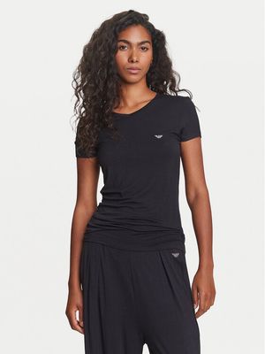 Bluzka damska casual na wiosnę Emporio Armani Underwear ze sklepu: MODIVO w kategorii: Bluzki damskie - zdjęcie WP-EBWP-BKLVO-LN0_0000304871054