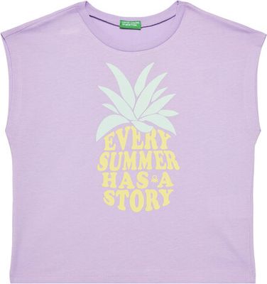 United Colors Of Benetton - Bluzka dziewczęca letnia ze sklepu: MODIVO w kategorii: Bluzki dziewczęce - zdjęcie WP-EBWP-BKLVO-LN0_0000304876783