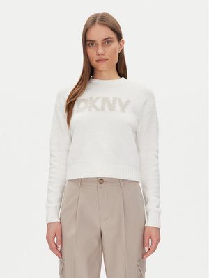 Sweter damski DKNY ze sklepu: MODIVO w kategorii: Swetry damskie - zdjęcie WP-EBWP-BKLVO-LN0_0000304880032