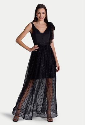 Sukienka letnia elegancka Swing ze sklepu: MODIVO w kategorii: Sukienki - zdjęcie WP-EBWP-BKLVO-LN0_0000304893520