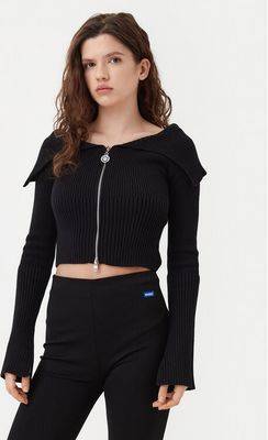 Sweter damski casual HUGO ze sklepu: MODIVO w kategorii: Swetry damskie - zdjęcie WP-EBWP-BKLVO-LN0_0000304919282