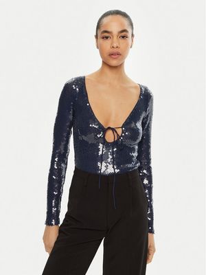 Bluzka damska casual Bardot ze sklepu: MODIVO w kategorii: Bluzki damskie - zdjęcie WP-EBWP-BKLVO-LN0_0000304921353
