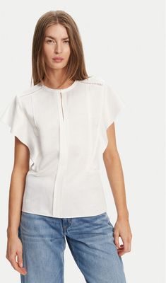 Bluzka damska casual BOSS ze sklepu: MODIVO w kategorii: Bluzki damskie - zdjęcie WP-EBWP-BKLVO-LN0_0000304927799