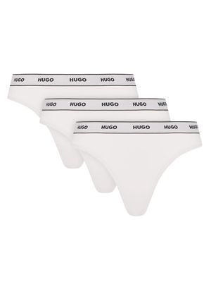 Majtki damskie z napisami casual HUGO ze sklepu: MODIVO w kategorii: Majtki damskie - zdjęcie WP-EBWP-BKLVO-LN0_0000304931826