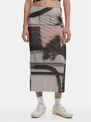 Spódnica casual Desigual ze sklepu: MODIVO w kategorii: Spódnice - zdjęcie WP-EBWP-BKLVO-LN0_0000304937705