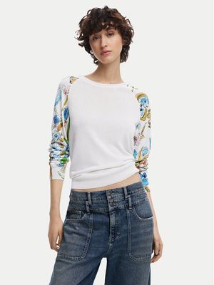 Sweter damski casual Desigual ze sklepu: MODIVO w kategorii: Swetry damskie - zdjęcie WP-EBWP-BKLVO-LN0_0000304937811
