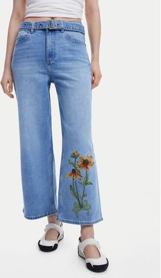 Jeansy damskie w miejskim stylu Desigual ze sklepu: MODIVO w kategorii: Jeansy damskie - zdjęcie WP-EBWP-BKLVO-LN0_0000304938474