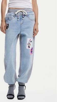 Jeansy damskie casualowe Desigual ze sklepu: MODIVO w kategorii: Jeansy damskie - zdjęcie WP-EBWP-BKLVO-LN0_0000304938542