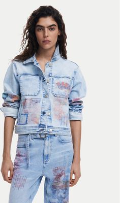 Desigual - Kurtka damska na wiosnę ze sklepu: MODIVO w kategorii: Kurtki damskie - zdjęcie WP-EBWP-BKLVO-LN0_0000304938580