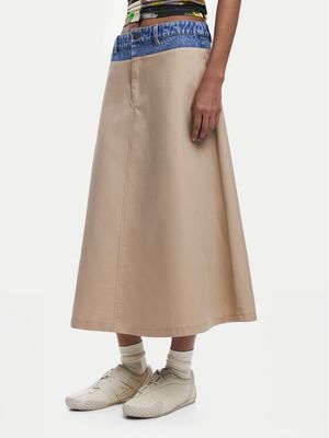 Spódnica casual Desigual ze sklepu: MODIVO w kategorii: Spódnice - zdjęcie WP-EBWP-BKLVO-LN0_0000304938825