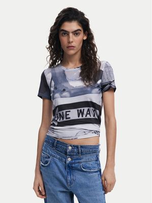 Desigual - Bluzka damska na wiosnę ze sklepu: MODIVO w kategorii: Bluzki damskie - zdjęcie WP-EBWP-BKLVO-LN0_0000304939488