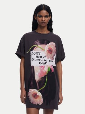 Sukienka Desigual ze sklepu: MODIVO w kategorii: Sukienki - zdjęcie WP-EBWP-BKLVO-LN0_0000304939754