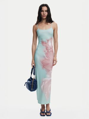 Sukienka elegancka Desigual ze sklepu: MODIVO w kategorii: Sukienki - zdjęcie WP-EBWP-BKLVO-LN0_0000304939860