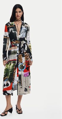 Sukienka casual Desigual ze sklepu: MODIVO w kategorii: Sukienki - zdjęcie WP-EBWP-BKLVO-LN0_0000304939952