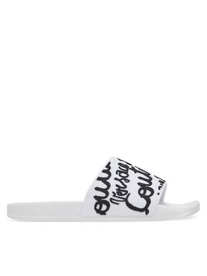 Klapki damskie na lato Versace Jeans Couture ze sklepu: MODIVO w kategorii: Klapki damskie - zdjęcie WP-EBWP-BKLVO-LN0_0000304947209