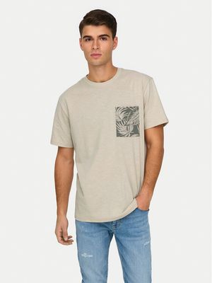 Only & Sons - T-shirt męski młodzieżowy ze sklepu: MODIVO w kategorii: T-shirty męskie - zdjęcie WP-EBWP-BKLVO-LN0_0000304953187