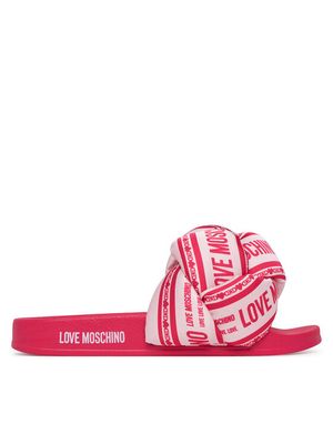 Klapki damskie na lato Love Moschino ze sklepu: MODIVO w kategorii: Klapki damskie - zdjęcie WP-EBWP-BKLVO-LN0_0000304970597