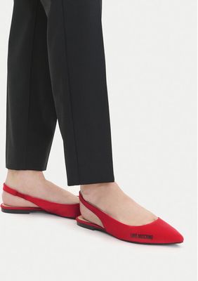 Balerinki na wiosnę Love Moschino ze sklepu: MODIVO w kategorii: Balerinki - zdjęcie WP-EBWP-BKLVO-LN0_0000304976100