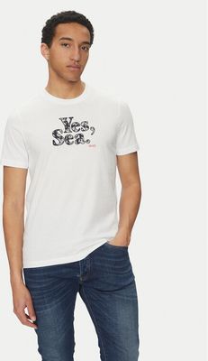 T-shirt męski młodzieżowy Liu Jo ze sklepu: MODIVO w kategorii: T-shirty męskie - zdjęcie WP-EBWP-BKLVO-LN0_0000304988554