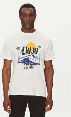T-shirt męski na wiosnę Liu Jo ze sklepu: MODIVO w kategorii: T-shirty męskie - zdjęcie WP-EBWP-BKLVO-LN0_0000304988660