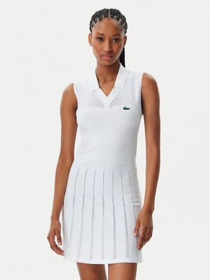Lacoste - Sukienka rozkloszowana ze sklepu: MODIVO w kategorii: Sukienki - zdjęcie WP-EBWP-BKLVO-LN0_0000304994609