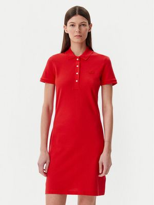 Sukienka prosta Lacoste ze sklepu: MODIVO w kategorii: Sukienki - zdjęcie WP-EBWP-BKLVO-LN0_0000304994647