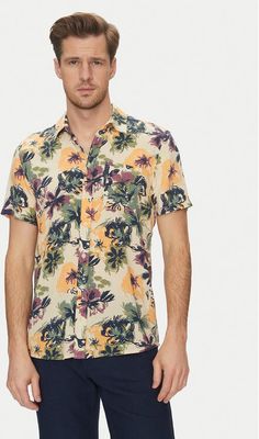 Koszula męska z kołnierzykiem button down Blend ze sklepu: MODIVO w kategorii: Koszule męskie - zdjęcie WP-EBWP-BKLVO-LN0_0000304996078