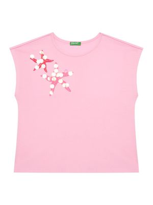 Bluzka dziewczęca na lato United Colors Of Benetton ze sklepu: MODIVO w kategorii: Bluzki dziewczęce - zdjęcie WP-EBWP-BKLVO-LN0_0000305010421