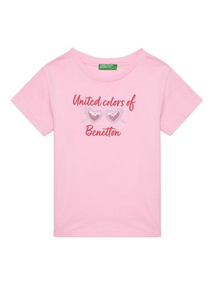 Bluzka dziewczęca na lato United Colors Of Benetton ze sklepu: MODIVO w kategorii: Bluzki dziewczęce - zdjęcie WP-EBWP-BKLVO-LN0_0000305010605
