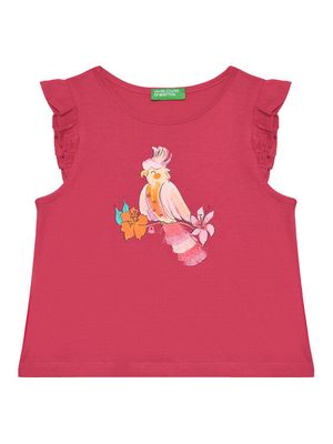 Bluzka dziewczęca na lato United Colors Of Benetton ze sklepu: MODIVO w kategorii: Bluzki dziewczęce - zdjęcie WP-EBWP-BKLVO-LN0_0000305010698