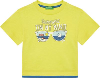 United Colors Of Benetton - T-shirt chłopięce na lato ze sklepu: MODIVO w kategorii: T-shirty chłopięce - zdjęcie WP-EBWP-BKLVO-LN0_0000305011107