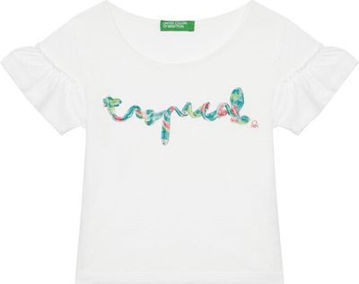 Bluzka dziewczęca na lato United Colors Of Benetton ze sklepu: MODIVO w kategorii: Bluzki dziewczęce - zdjęcie WP-EBWP-BKLVO-LN0_0000305011718