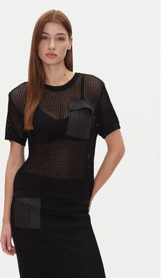 Sweter damski casualowy DKNY ze sklepu: MODIVO w kategorii: Swetry damskie - zdjęcie WP-EBWP-BKLVO-LN0_0000305017000