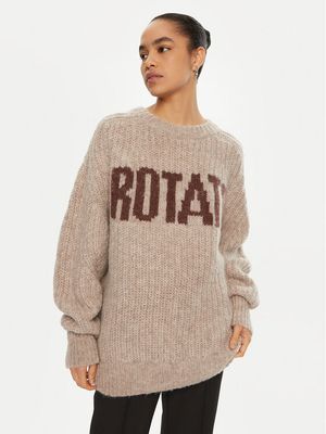 Sweter damski casual ROTATE ze sklepu: MODIVO w kategorii: Swetry damskie - zdjęcie WP-EBWP-BKLVO-LN0_0000305018700