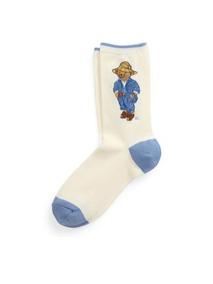 Polo Ralph Lauren - Skarpetki damskie z nadrukami ze sklepu: MODIVO w kategorii: Skarpetki damskie - zdjęcie WP-EBWP-BKLVO-LN0_0000305020307